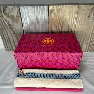 Authentic Tory Burch Shoe Box + Duster